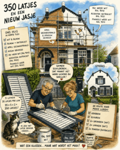 350 latjes en een huis dat weer aankleedt