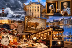 De storm, de stier en de culinaire liflafjes op de rails